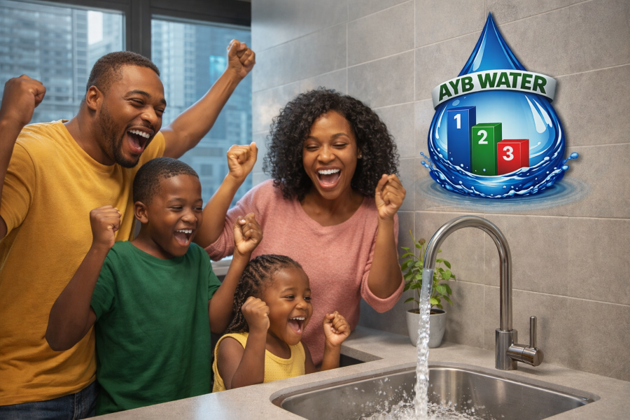 Clean water supply focus graphic
